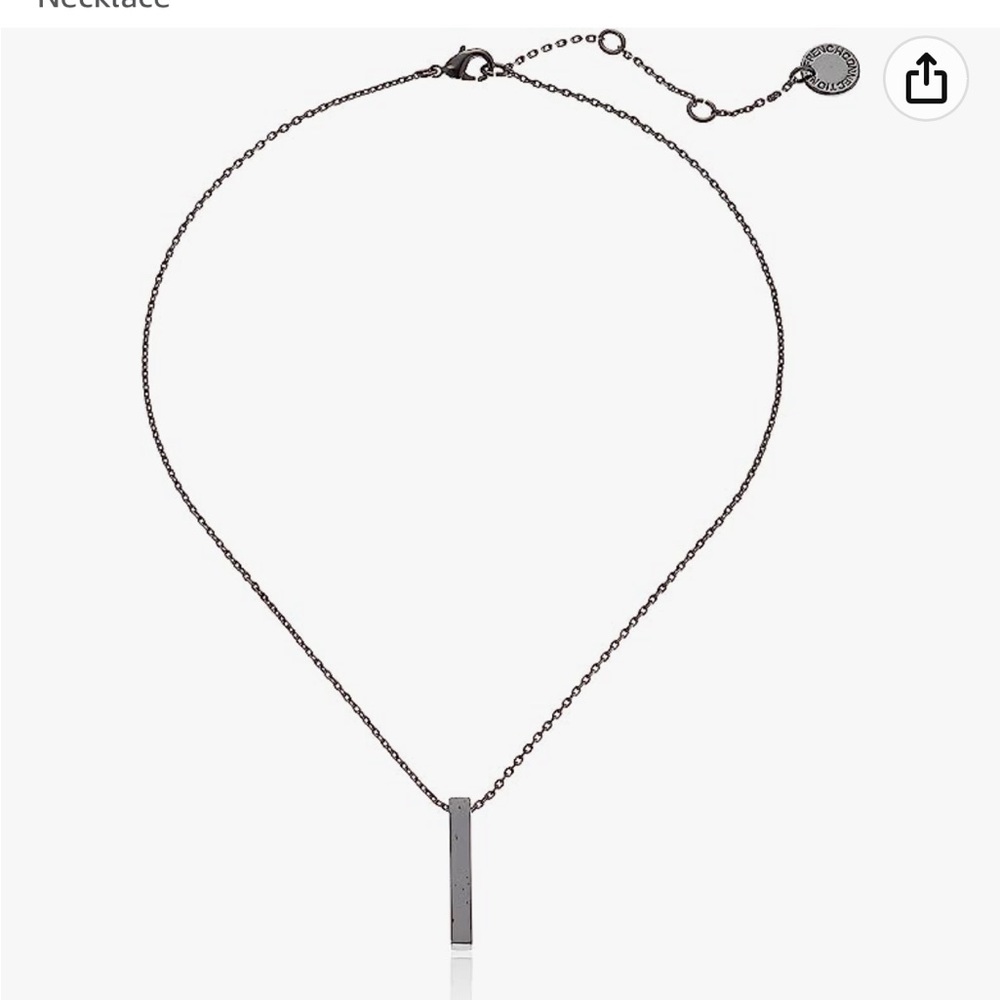 🔥French Connection | Rectangle Bar on Chain Necklace